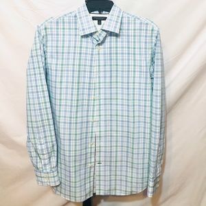 Banana republic men’s plaid button down shirt